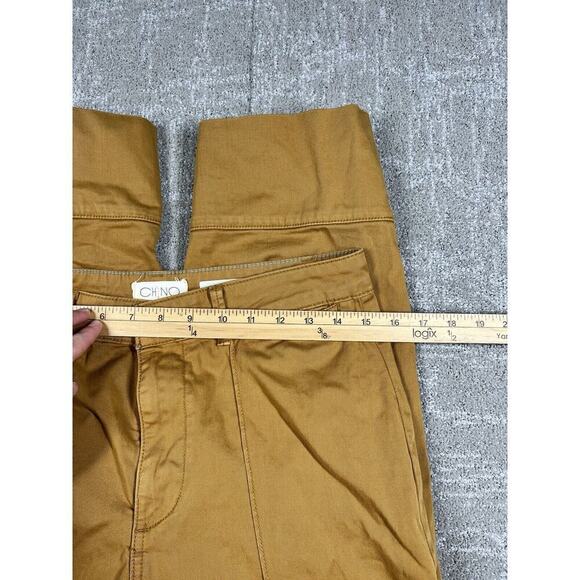 Chino's by Anthropolgie Wide Leg Cropped Pants Size 4 - Picture 4 of 7